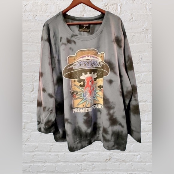 torrid Tops - “Torrid”, "Boston" Band Crew Sweatshirt, (Size 4)